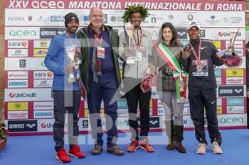 2019-04-07 - podio maschile - XXV MARATONA INTERNAZIONALE DI ROMA - MARATHON - ATHLETICS